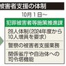 被害者支援専従を新設　警察庁　来月、増員し機能強化