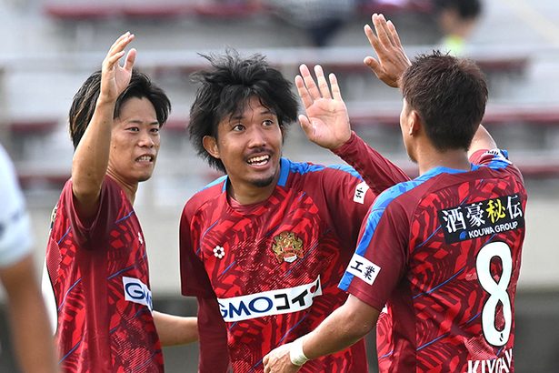 FC琉球、3カ月ぶりホームで勝利　後半、武沢をけがで欠き10人に、1点を死守