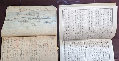 少年が見た戦中の沖縄　65日分の記録、暮らし多岐に　読めなかった答辞、日本軍機の特攻をスケッチ…