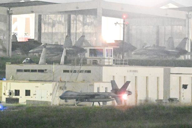 【動画あり】米軍無人機の1機目が嘉手納基地に飛来　自衛隊鹿屋基地から移駐　16日に運用部隊が発足、空中偵察活動へ