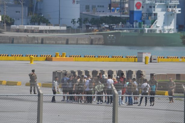 航空機訓練　確認されず