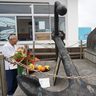 10・10空襲で沈没　日本軍の潜水母艦「迅鯨」犠牲者135人を追悼　沖縄・本部で慰霊祭