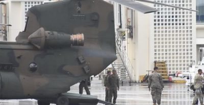 【動画あり】迷彩服の米軍関係者　陸自ヘリで新石垣空港に到着　14日から日米共同訓練「レゾリュート・ドラゴン23」　沖縄