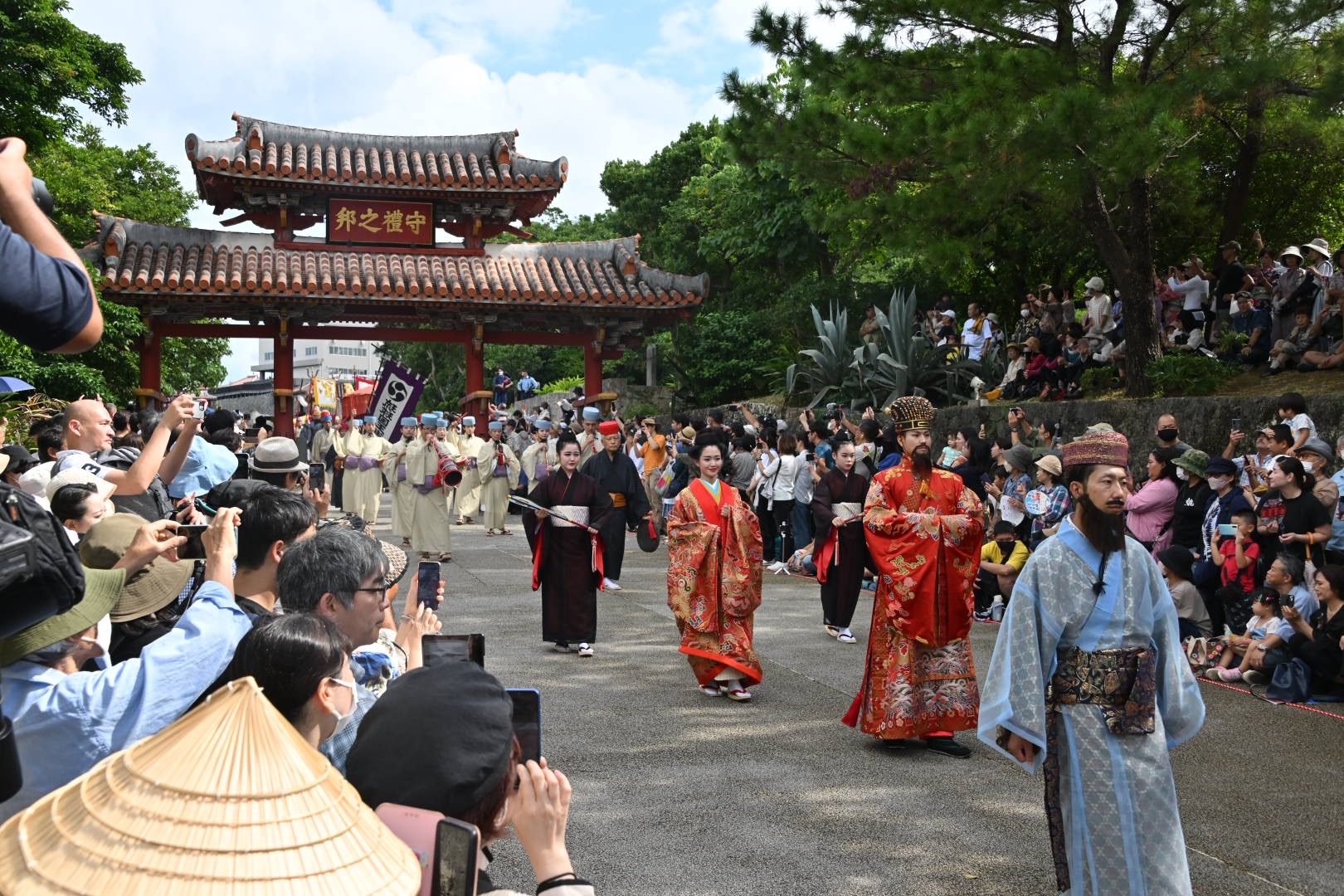 「琉球王朝祭り首里」の古式行列