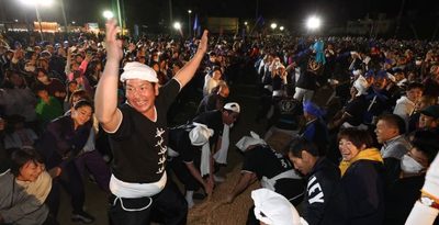 【動画あり】2万人が「ハルヨイ！」　5年ぶり泡瀬大綱引に熱気　沖縄市