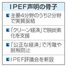 脱炭素　脱税防止で妥結／ＩＰＥＦ／貿易先送り　対中不完全／供給網含め３分野決着