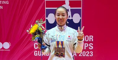 重量挙げ、比嘉成が世界ジュニア3位、初の国際大会で表彰台「目標内に入れたのでうれしい」