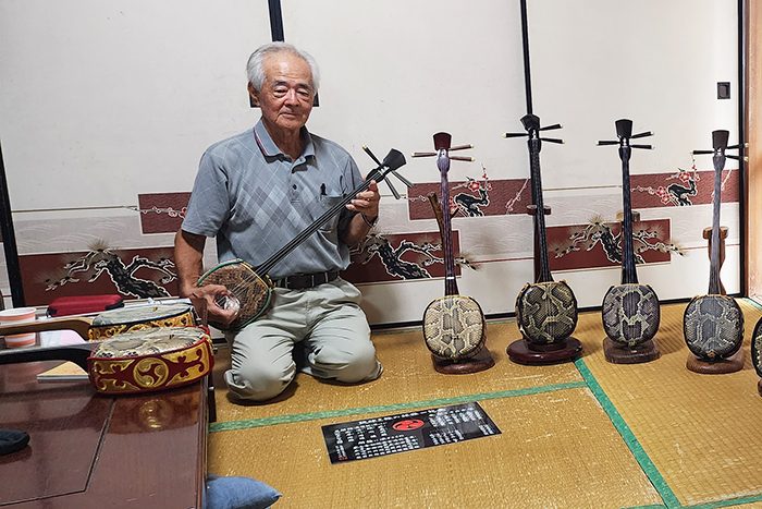 歌三線、平和の原動力として 島田さん、元日は辺野古で4年ぶりに演奏