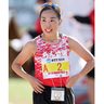 沖縄県勢トップの安里　息子から水受け取り「力が入った」とスパート　女子総合2位フィニッシュ　NAHAマラソン