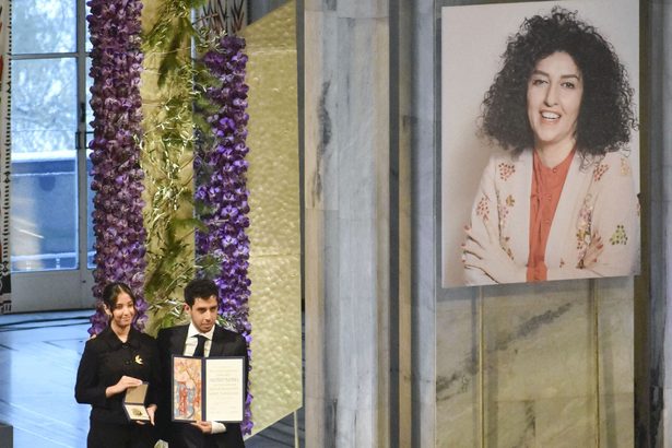 「闘い続く」獄中から宣言　ノーベル平和賞授賞式　イラン活動家