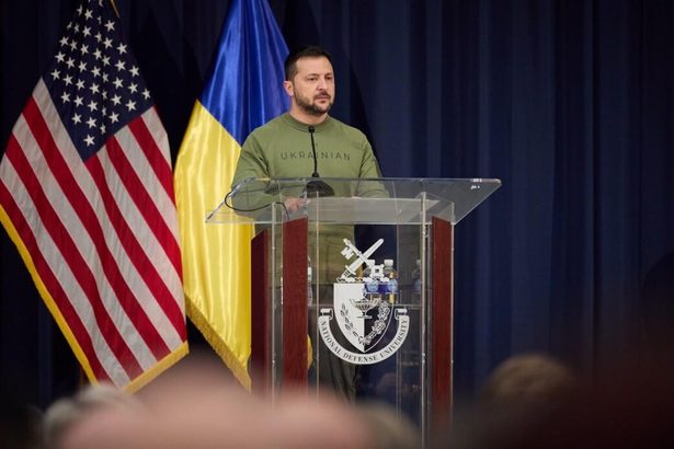 ウクライナ支援継続を　ゼレンスキー氏、米で演説
