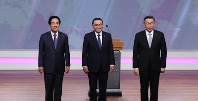中国政策巡り正面対決　台湾総統選　与野党候補が討論
