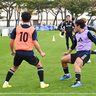FC町田、声を出し激しく練習　名護市が初誘致、式典開く　サッカー沖縄キャンプ
