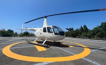 ヘリ事業のブルーモビリティ社、機体増やし「ヘリタクシー」も計画　沖縄公庫と沖銀が3000万円を融資