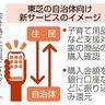 子育て世帯に代金還元　東芝、自治体に新サービス