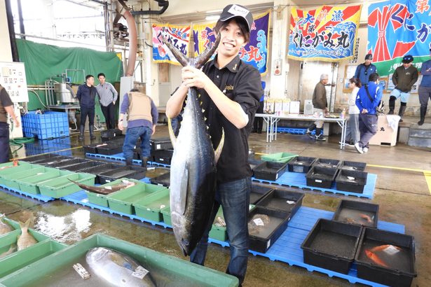 キハダマグロの最高値更新　国頭漁協で「ハチウクシー」　沖縄
