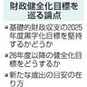 ２５年度１．１兆円財政赤字　政府、健全化目標を議論へ