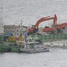 辺野古で海上監視行動　辺野古崎　消波ブロックが撤去