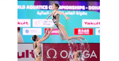 アーティスティックスイミング日本2位　決勝へ　世界水泳第7日