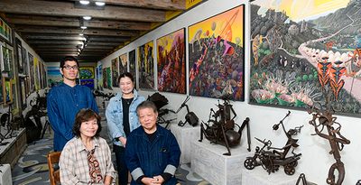 宇宙につながる廃材アートの世界　久夫美術館