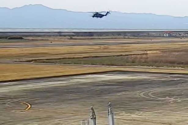 佐賀空港で米軍の大型ヘリが低空飛行　沖縄の普天間飛行場所属　事前の連絡無し
