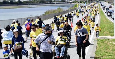 【交通規制マップあり】4区間で通行止め　3日、あやはし海中ロードレース　うるま市の与那城、平安座島、浜比嘉島など