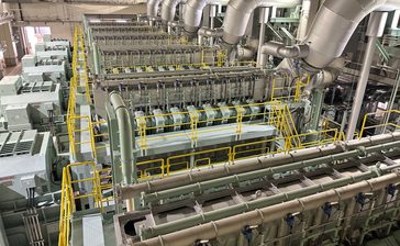 牧港で「ガスエンジン発電所」始動　CO2の排出量ゼロ目指し、需給調整担う　沖縄電力