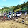 スポーツ合宿真っ盛り　渡嘉敷　県内外大学・高校入れ替わり