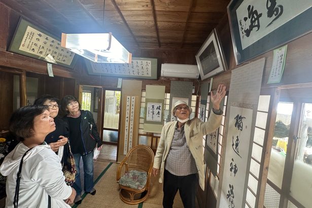 書家、大城武雄作品展　今帰仁・平敷であすまで