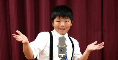 輝く12歳、無限大　ピン芸人「ぼっち」新人V　多和田飛優雅さん　「小学生あるある」笑い追求