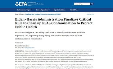 PFAS2種　有害指定　米、汚染浄化費を強制回収