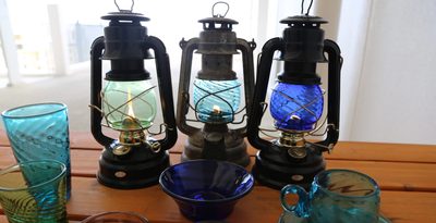 琉球ガラスのランタン人気　耐熱性、強度にネット注目　アウトドアの「燈人」　沖縄・豊見城に工房　