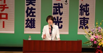 「オール沖縄　前進を実現」　共産・田村委員長来県