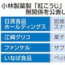 食品各社、無関係を強調　紅こうじ問題で風評懸念