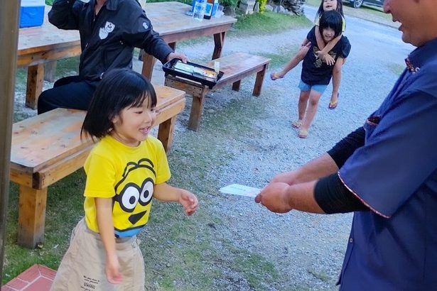 ごちそうで入学お祝い　伊是名でミーンジ