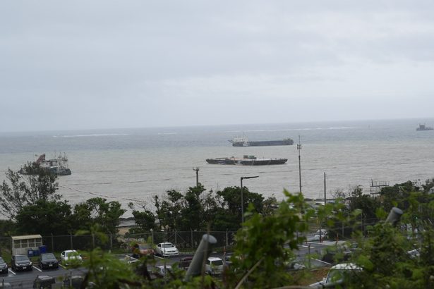 辺野古の海域で「濁水」　大雨が原因か　新基地建設工事の影響、沖縄防衛局「確認されていない」