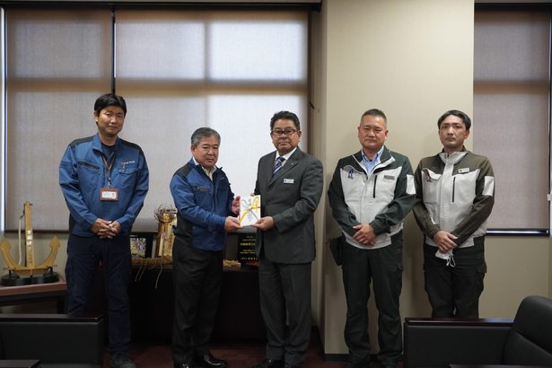 ■与那原新庁舎建設協力会が能登半島支援で６７万円