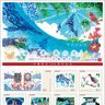 南国イメージあふれる切手を販売　沖縄郵政150周年を記念　那覇で26日まで作品展も