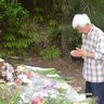 被害者の父「娘を供養するため生きないと」　米軍属による女性殺害から8年　現場訪れ悼む人たち　沖縄