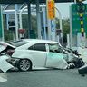 車が料金所に衝突し男性が重傷　３時間半にわたり、最大で５キロの渋滞　西原ＪＣＴ　沖縄