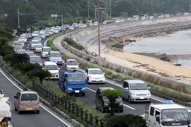 【迂回ルート】GWの渋滞、避けるポイント　沖縄北部の「やんばる」地域、出発時間で大きな差
