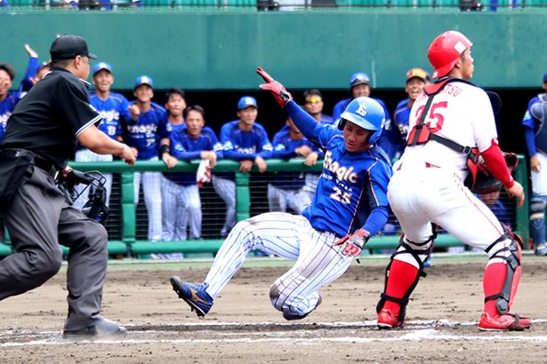 県勢エナジックがJR九州に競り勝つ　都市対抗野球九州予選が開幕　沖縄セルラースタジアム