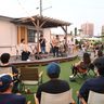 出店やライブ楽しむ　浦添港川でフェス