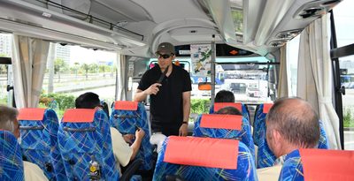 【動画】「動くな、携帯を外に出せ。通報するなよ」バスジャック備え対応訓練　豊見城署や企業　沖縄