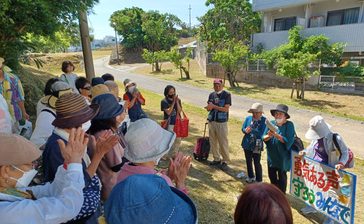 市民団体「身勝手だ」　南城市長セクハラ疑惑　訴訟の口頭弁論後に集会　沖縄