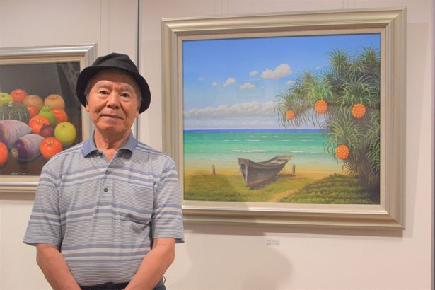 鮮やか　沖縄の原風景　来月２日まで、新城さん個展