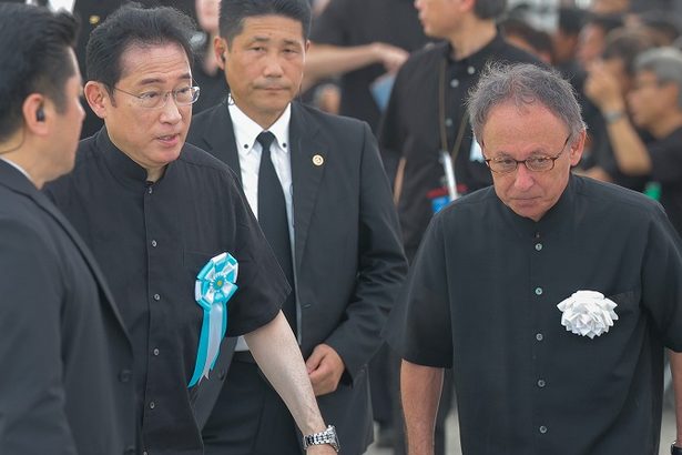 【動画あり】「地元の思い受け止める」　岸田首相、南部土砂巡り　遺骨収集に初言及も　沖縄