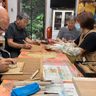 ８０代３人木彫り魅せられ　金武・教室「ゆん」　那覇から通い制作