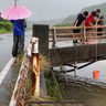 身近な田原川　水質を測定　与那国　児童ら「環境の日」合わせ