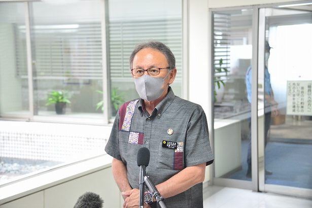 デニー知事「辺野古反対の民意は弱まってない」　県議選での与党敗北受け　沖縄